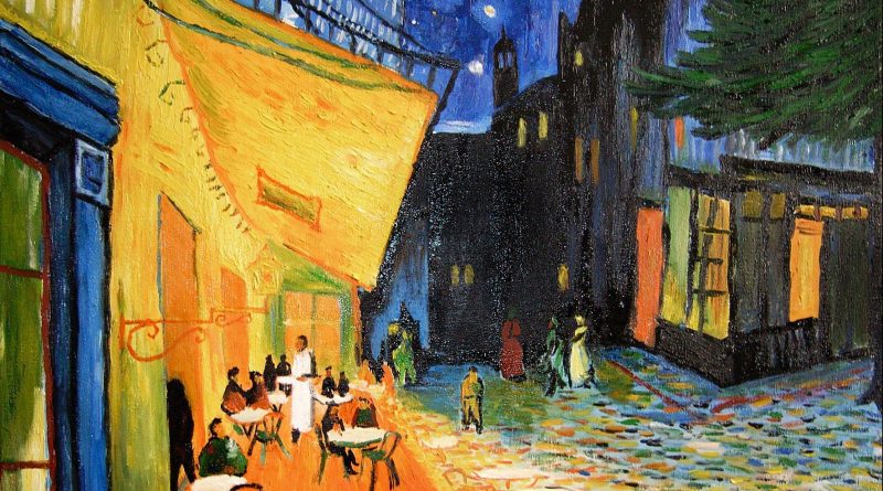 Cinema Cafe, Chi siamo: ci presentiamo con il dipinto di Van Gogh, la terrazza del caffè la sera
