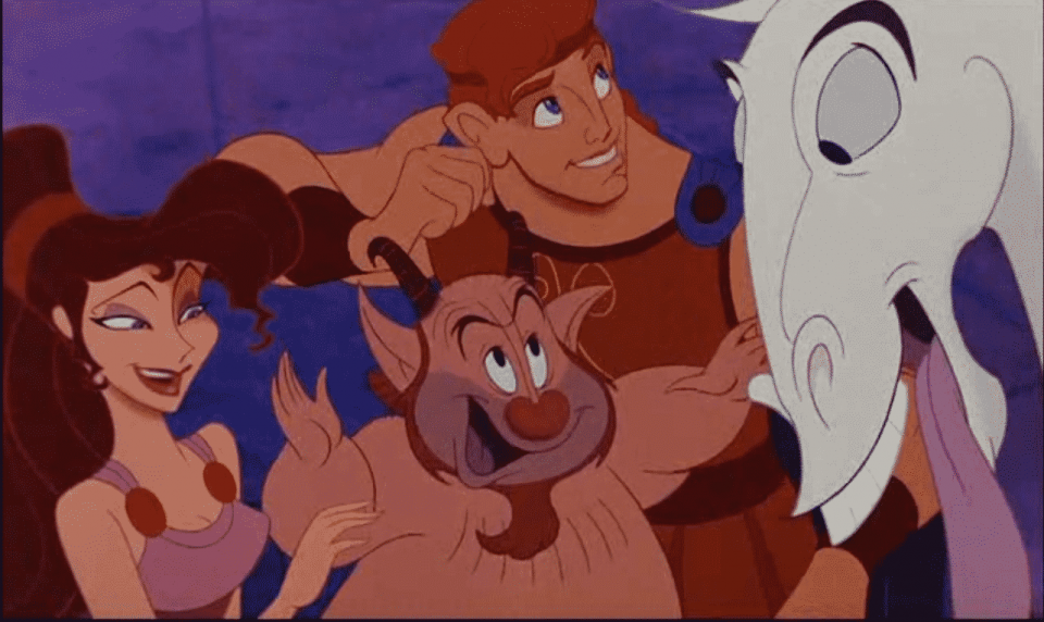 Scena dal film di animazione Disney, Hercules