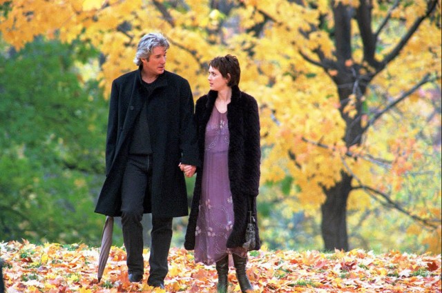 Autumn in New York: Richard Gere e Winona Ryder in una scena del film