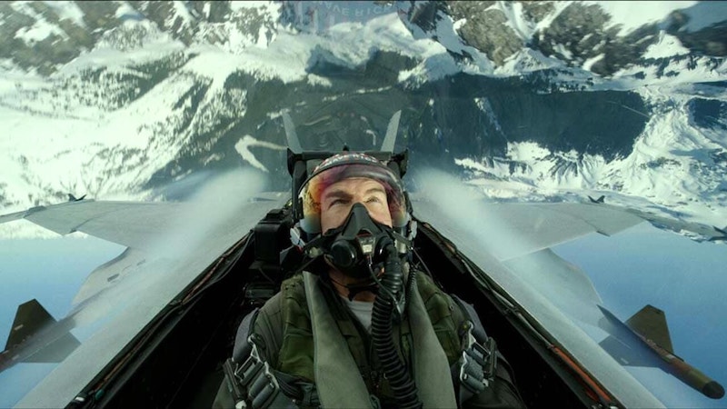 Top Gun: Maverick - Tom Cruise in una scena del film